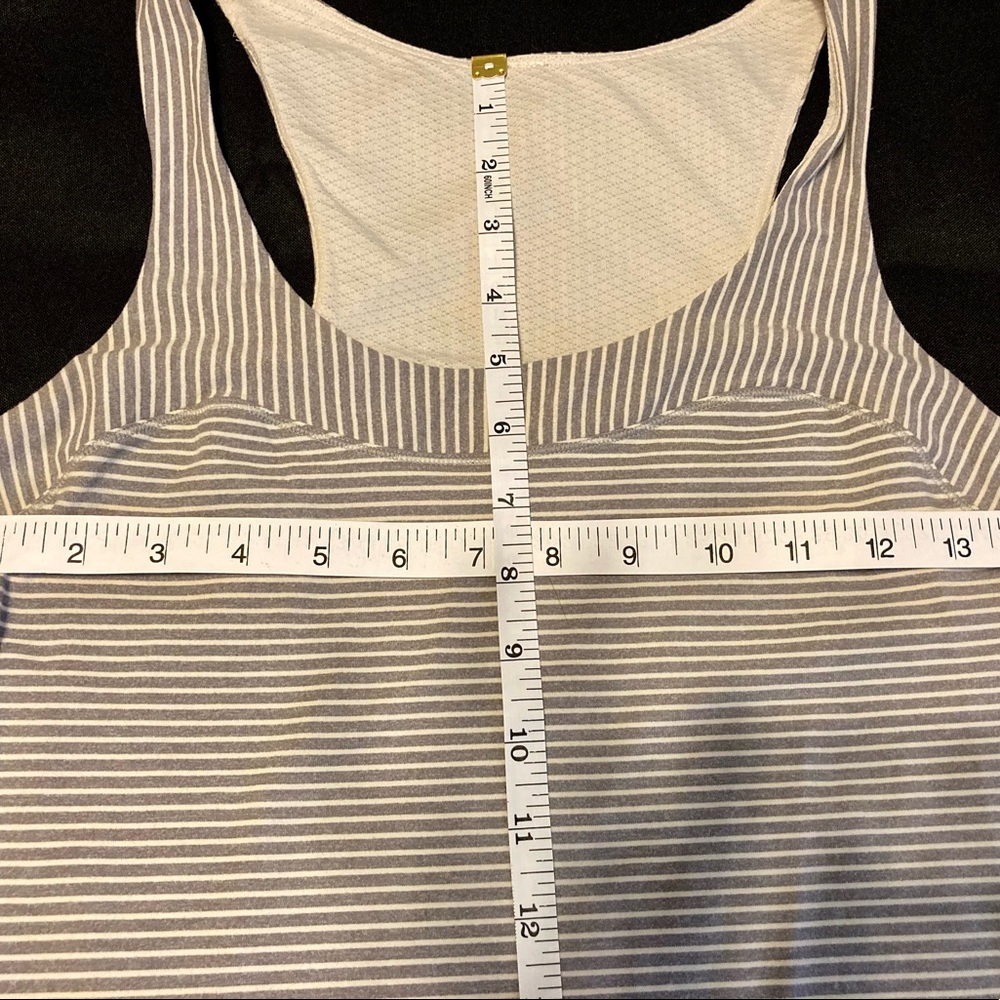 Lululemon Striped Sports Tank Top sz Small - Picture 6 of 6